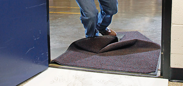 kitchen rug tripping hazard examples